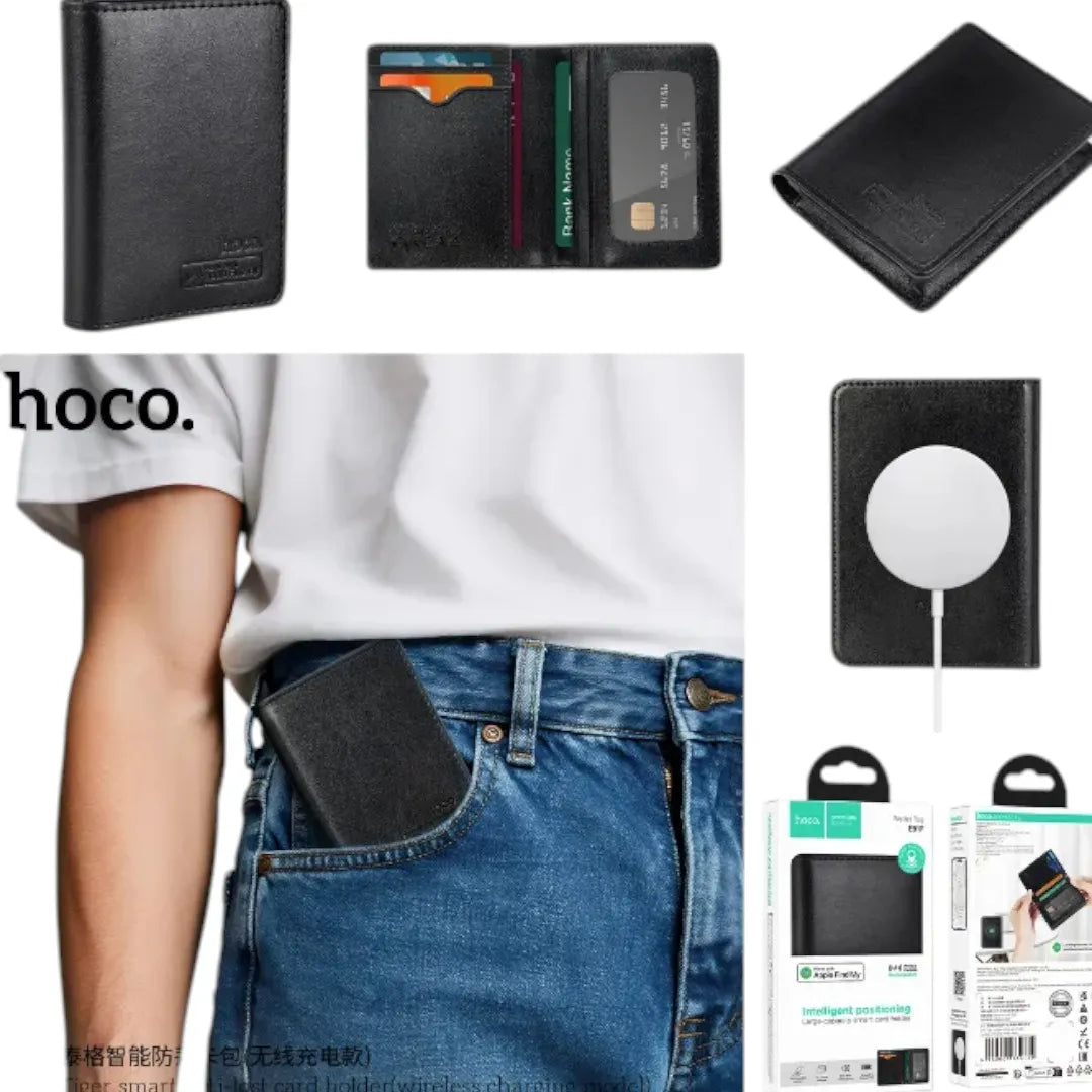 Billetera Antipérdida Compatible con Apple Find My