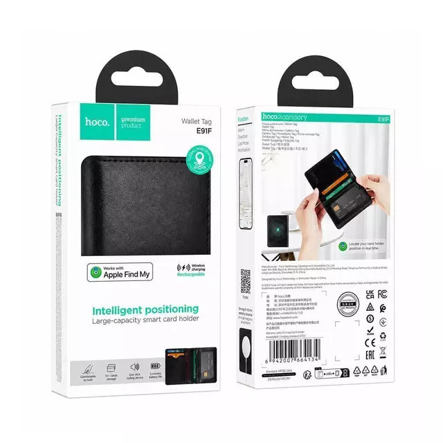 Billetera Antipérdida Compatible con Apple Find My